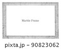 大理石のシンプルなグレーのフォトフレーム 90823062