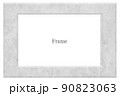 大理石のシンプルなグレーのフォトフレーム 90823063