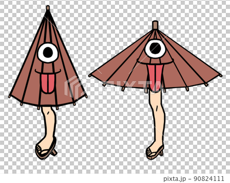 からかさ小僧のイラスト 90824111