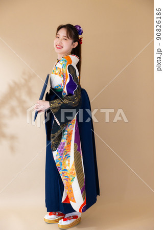 袴　振袖　卒業式 90826186