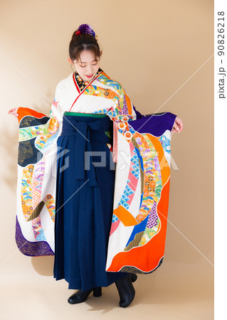 袴　振袖　卒業式 90826218