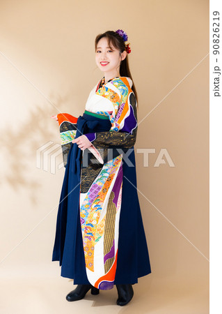袴　振袖　卒業式 90826219