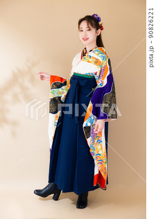 袴　振袖　卒業式 90826221