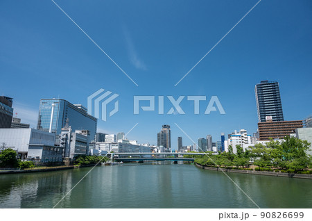 水都大阪天満橋付近風景 90826699