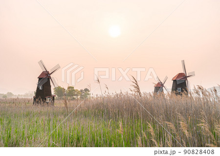 風車 生態公園 フル 90828408