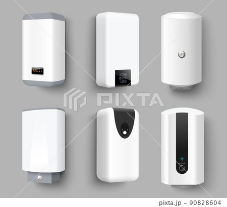 Electric water heaters and boiler vector set Electric water heaters and boiler vector set 90828604
