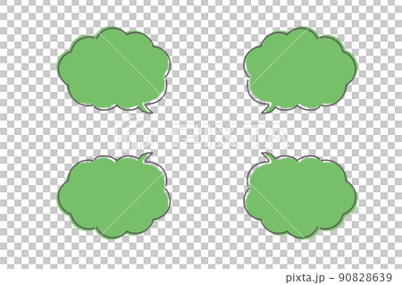 Green cloud balloon 4-piece set Green cloud balloon 4-piece set 90828639