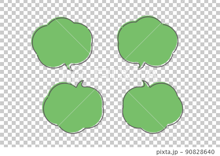 Green cloud balloon 4-piece set 90828640