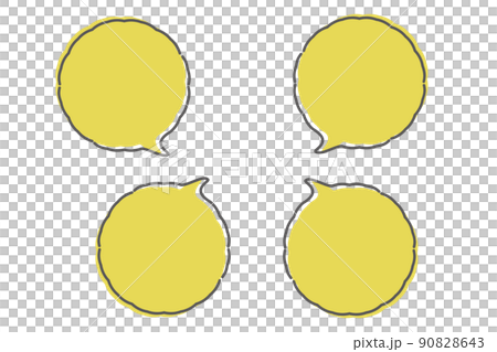 Yellow circular balloon 4-piece set Yellow circular balloon 4-piece set 90828643