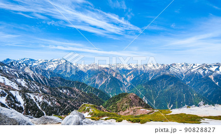 初夏の燕岳登山(燕山荘~燕岳の稜線から槍ヶ岳・笠ヶ岳・双六岳・鷲羽岳を望む) 初夏の燕岳登山(燕山荘~燕岳の稜線から槍ヶ岳・笠ヶ岳・双六岳・鷲羽岳を望む) 90828827