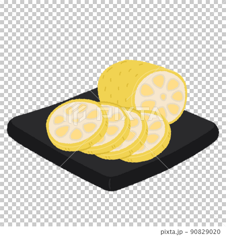 からしれんこんのイラスト からしれんこんのイラスト 90829020