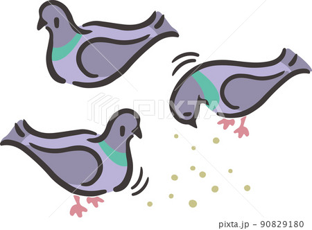 3羽の鳩_アイソメトリック図 90829180