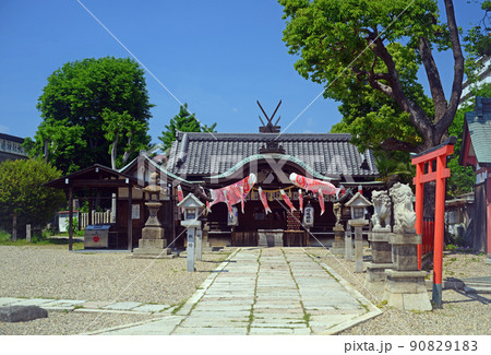 姫嶋神社参道-2 90829183