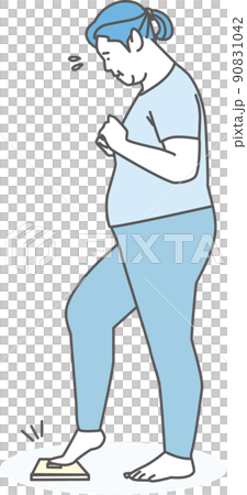 Obese woman_examination 90831042