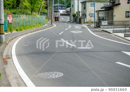 曲がり路 連続カーブ 曲がり路 連続カーブ 90831669