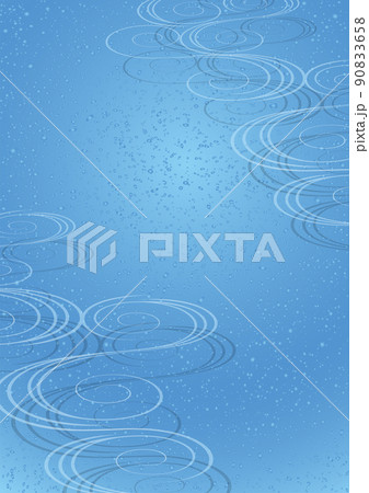 和風.の青い流水文様.　 90833658