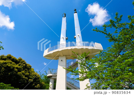 千葉県木更津市 太田山公園、きみさらずタワー 90835634