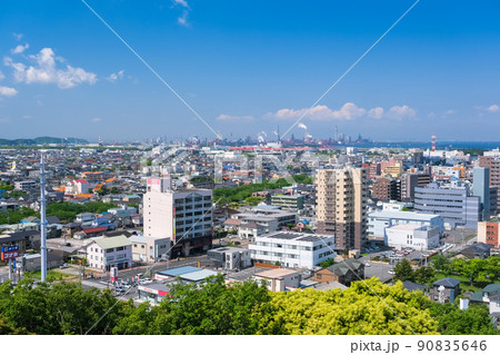千葉県木更津市 太田山公園、きみさらずタワーから見える眺望 千葉県木更津市 太田山公園、きみさらずタワーから見える眺望 90835646