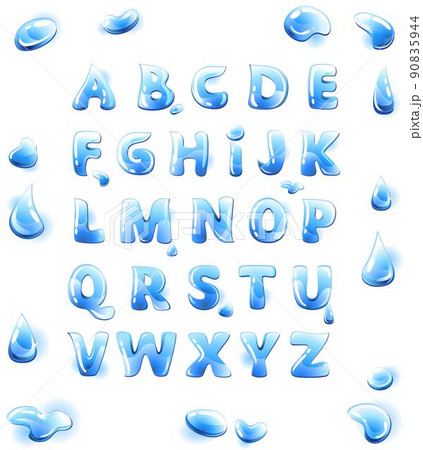 Water font 90835944