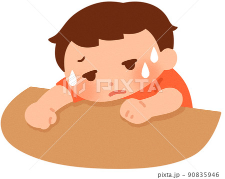 ぐったりする男の子 ぐったりする男の子 90835946