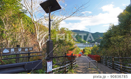 静岡県周智郡森町の風景<22>(かわせみ湖の彩り岬公園) 静岡県周智郡森町の風景<22>(かわせみ湖の彩り岬公園) 90836785
