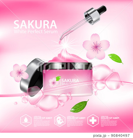 Sakura collagen solution Natural Skin Care Cosmetic. Sakura collagen solution Natural Skin Care Cosmetic. 90840497