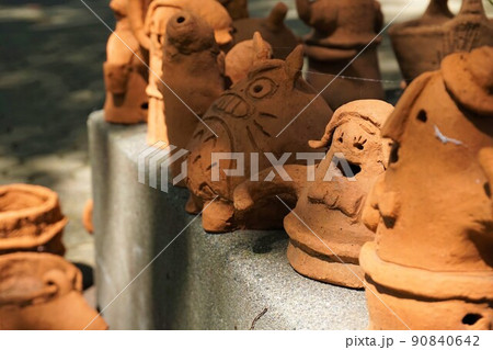 はにわの館　さきたま古墳公園　埼玉古墳群　前方後円墳　円墳　 90840642