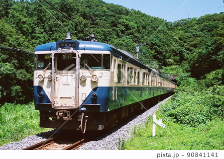 安房鴨川へ向けて房総半島を快走する内房線の113系 安房鴨川へ向けて房総半島を快走する内房線の113系 90841141