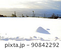 大山の雪景色5 90842292