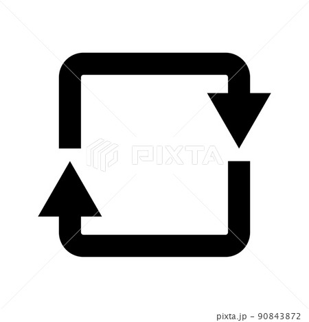 回転する矢印 90843872