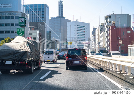 《東京都》首都高速・池袋線を走行 《東京都》首都高速・池袋線を走行 90844430