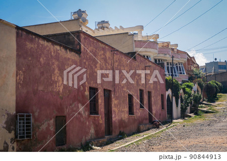 Capital Streets and Buildings View in the Sunny Day, Asmara, Eritrea Capital Streets and Buildings View in the Sunny Day, Asmara, Eritrea 90844913