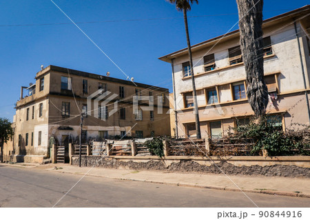 Capital Streets and Buildings View in the Sunny Day, Asmara, Eritrea Capital Streets and Buildings View in the Sunny Day, Asmara, Eritrea 90844916