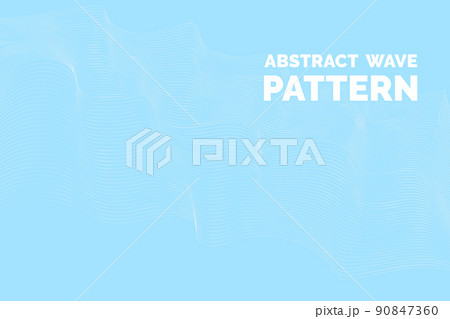 Wavy Thin Line Pattern 90847360