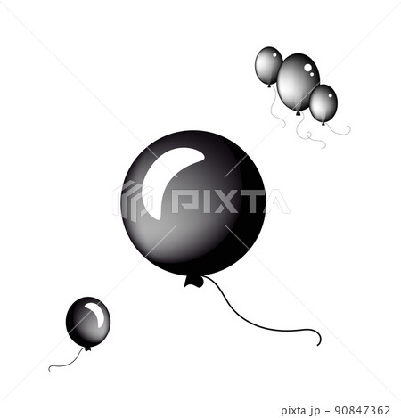 Balloon icon on white background 90847362