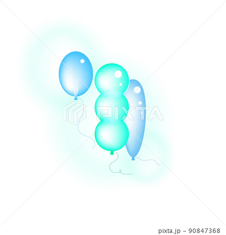 Balloon icon on white background 90847368