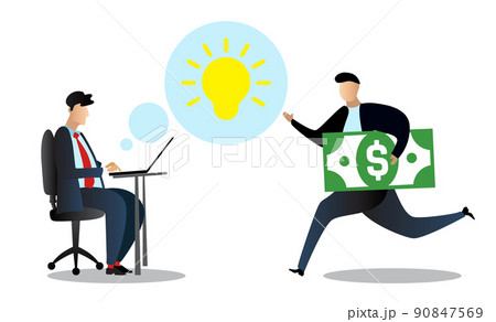 Idea Selling, Investment Concept 90847569