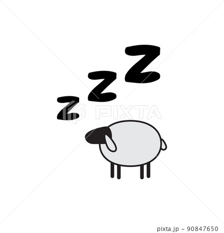 Zzz Icon Snoring Symbol Zzzz Pictogramのイラスト素材