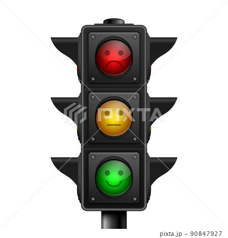 red yellow green signal