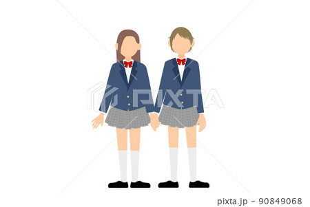 性指向について、同性愛の恋人たち、中高生の女の子 90849068