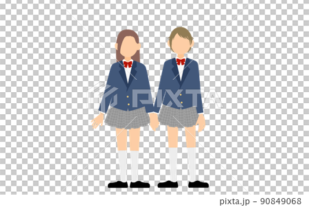 性指向について、同性愛の恋人たち、中高生の女の子 90849068