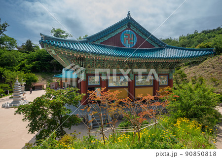 Naksansa Korean Buddhist temple complex in the Jogye order in Gangwon Province South Korea 90850818