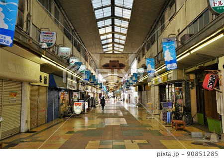 門司港の商店街 門司港の商店街 90851285