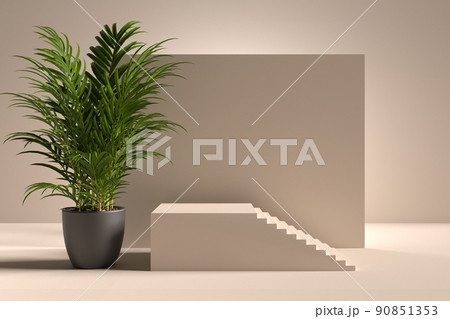 Abstract beige background with palm tree leaves and copy space Abstract beige background with palm tree leaves and copy space 90851353