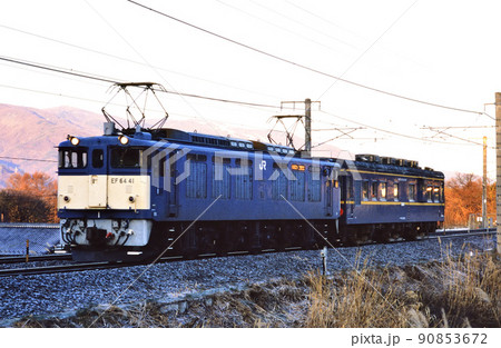1998年 中央東線を走るEF6441マヤ34検測車 1998年 中央東線を走るEF6441マヤ34検測車 90853672