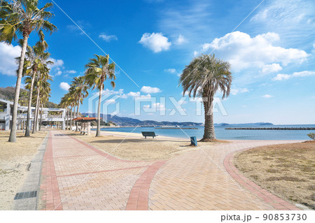 【宮崎海水浴場 (吉良ワイキキビーチ)】 愛知県西尾市吉良町宮崎 【宮崎海水浴場 (吉良ワイキキビーチ)】 愛知県西尾市吉良町宮崎 90853730