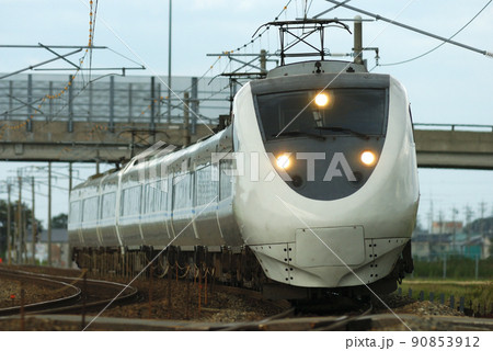 北陸本線　加賀笠間ー美川　JR西日本　681系　T07+T16編成（金沢）　サンダーバード 90853912