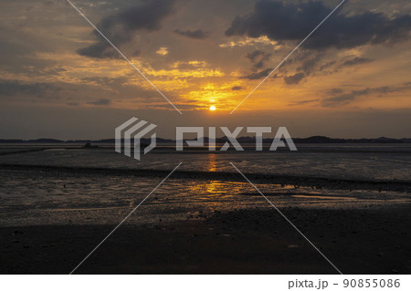 屋外 室外 防波堤 90855086