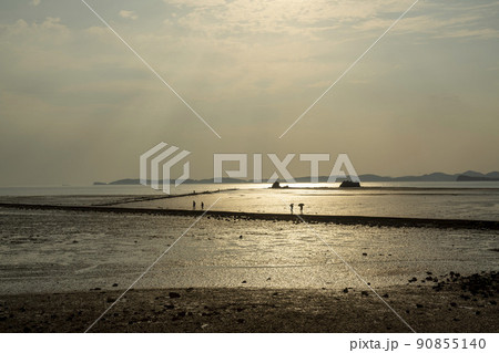 屋外 室外 防波堤 90855140