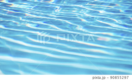 夏色のイメージ 背景素材 水面 テクスチャ 夏色のイメージ 背景素材 水面 テクスチャ 90855297